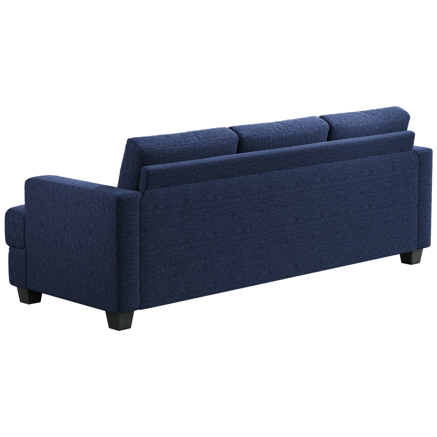 3 Seater Sofa Oversize, 89" Extra Large Size Sofa Couch with Extra Deep Seats, Modern Loveseat Sofa, Comfortable Fabric, Easy to Install, for Living Room Apartment Lounge, Gray